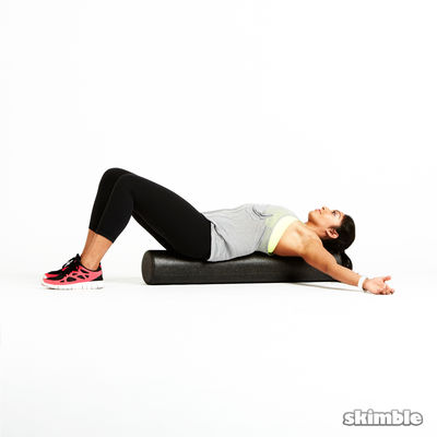 Angel Arms on Foam Roller