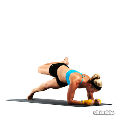 Full Scorpion Elbow Plank