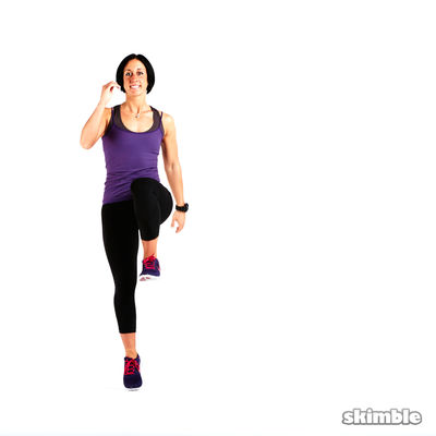 Reverse Lunge to Left Side Lunges