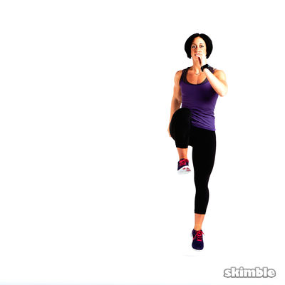 Reverse Lunge to Right Side Lunges