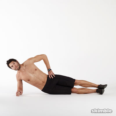 Right Side Plank Dips