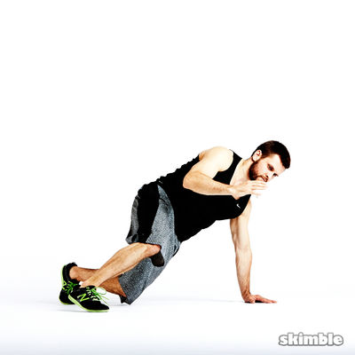 Breakdance Single Arm Mountain Climbers