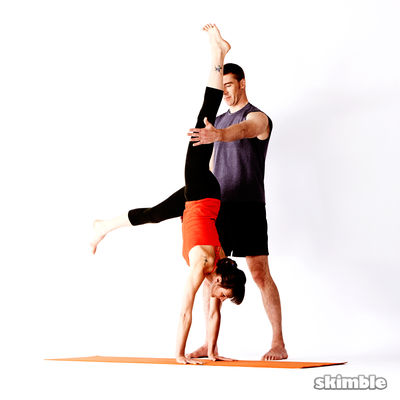 Advanced Assisted Handstand