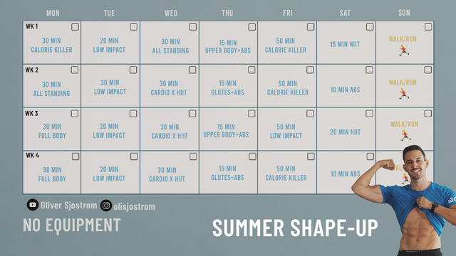 Summer Shape-Up Challenge